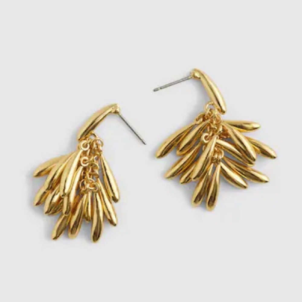 Madewell • NWT Sculpted Teardrop Cluster Earrings